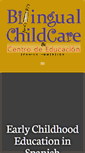 Mobile Screenshot of bilingualchildcare.com